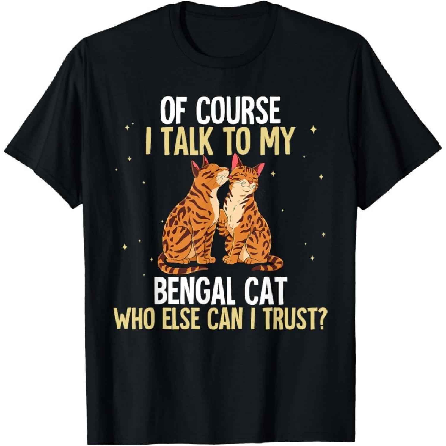 Бенгальская кошка Мужская Женская Детская Футболка(1) S