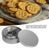 12pcs Round Stainless Steel Cake Biscuits Cookies Dough Cutter Mold with Teeth DIY Baking Tool