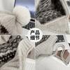 Vintage Fair Island Hat Women'S Windproof And Cold-Proof Wool Hat Warm Ear Protector Lei Feng Hat Show Face Small Knitted Hat