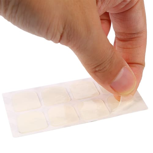 Saxophone Mouthpiece Patch Pads for Soprano, Alto, Tenor Saxophone, and Clarinet, 0.3mm/0.5mm/0.8mm, Available in Two Colors and Shapes (0.3mm White R