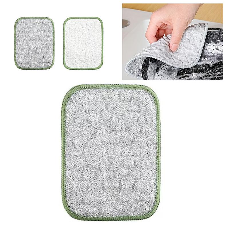 1/3/10pcs Multipurpose Wire Dishwashing Rags For Wet And Dry Random Color Reusable Wire Miracle Cleaning Cloths Round Wire