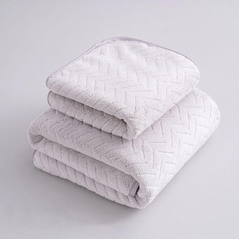Coral Fleece Bath Towel Set Soft Absorbent Quick Dry Bathrobe Beach Towels for Adults Home Shower Spa Travel Use