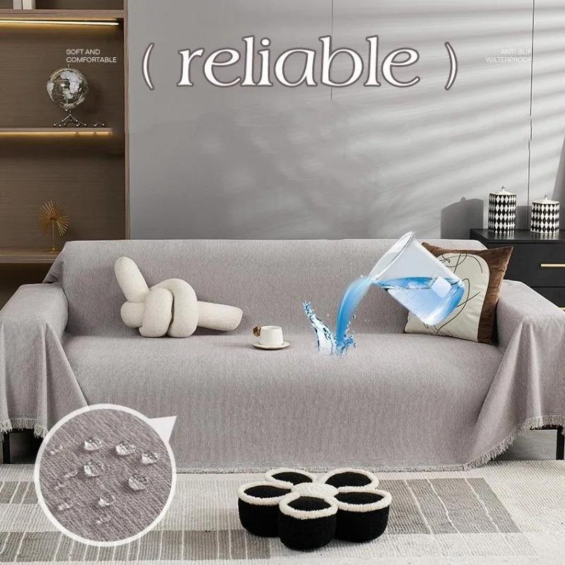 1pcs Simple Sofa Towel Full Coverage Anti-cat Scratch Couch Protector Cover for Living Room Dog Bed Cover and Pet Blanke