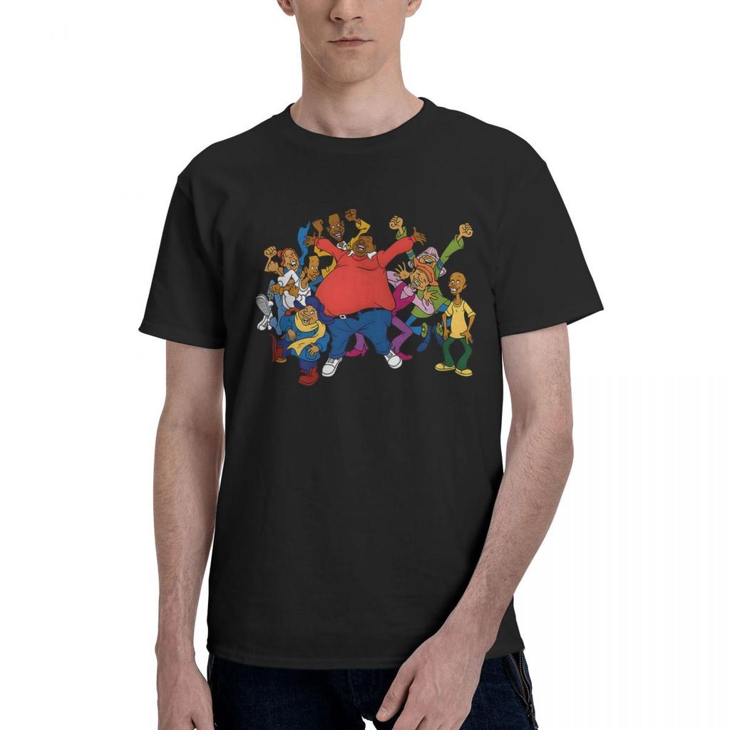 Fat Albert En CosbyS Kind 100 Katoen Casual Ademend Comfortabel T-shirt Voetbalshirts 2025 Kleding Mannen