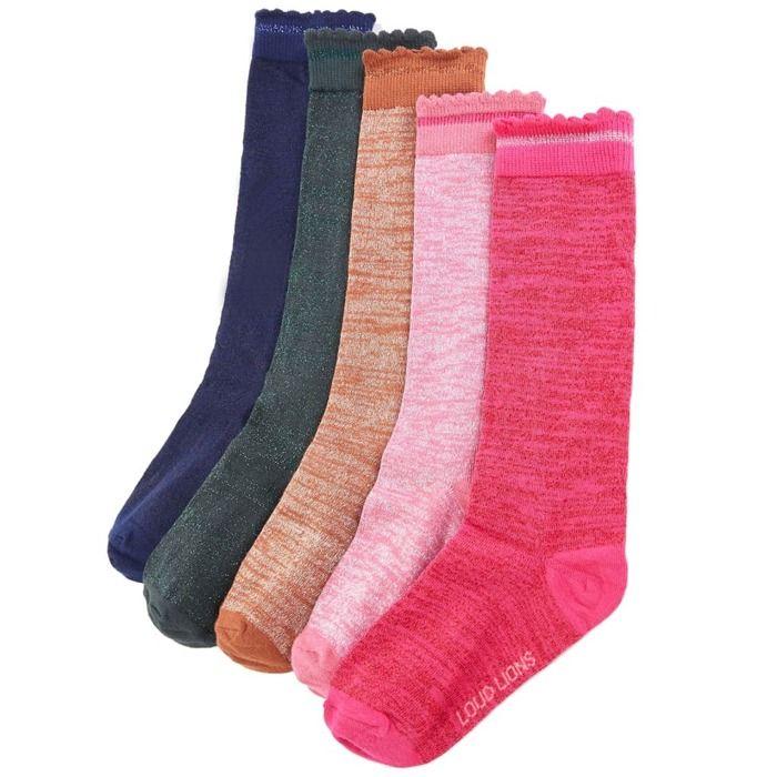 Chaussettes enfant - vidaXL - Multicolore - 75% coton - Taille élastique - Mixte