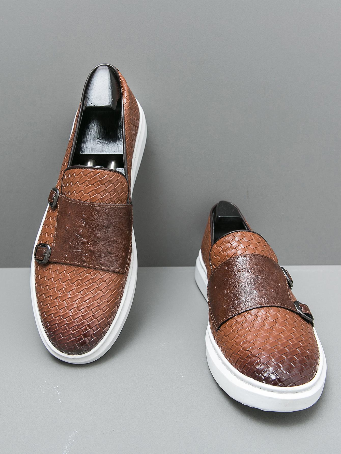 

Модные, модные и удобные мужские туфли-лоферы без застежек для отдыха, бизнеса, офиса, вечеринки, свадьбы, мужские туфли больших размеров 38-46 46 коричневый