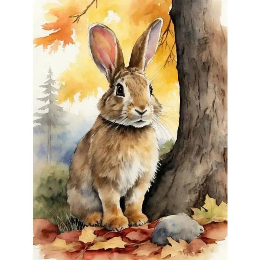 Round Diy Painting Diamond Full Cross Stitch 3d Animal Scene Home Decorative Art Painting Architectural Diamond Painting 5d Diamond Art Painting
