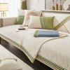 1pc Solid Color Sofa Cushion Four Seasons Universal Anti-slip Backrest Towel Cushion All-inclusive