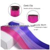 Rainbow Clip-In Hair Extensions - Full Pack of Colorful, One-Piece Hair Pieces