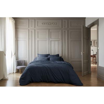 "Salomé" Duvet Cover Bamboo Viscose 120 Threads/cm² - Salomé Midnight - Duvet Cover 240 X 220 Cm - Salomé Midnight -