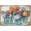 Retro Tin Sign Poster Garden Vintage Wall Poster Metal Sign Decorative Wall Plate Flower Plaque Metal Vintage Decor Accessories