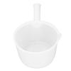 Water Ladle Plastic Short Handle for Agricultural Garden Bath Kitchen Pour Vegetables White