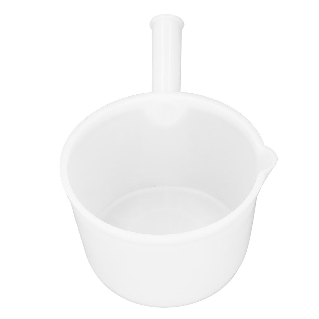 Water Ladle Plastic Short Handle for Agricultural Garden Bath Kitchen Pour Vegetables White