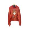 Mens Oversized Hooded Sweatshirt With Washed Vintage Finish Hand-Applied Bead Embellishment