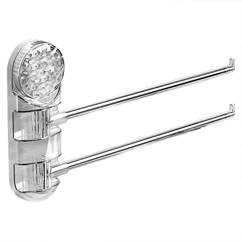 Mocny wieszak na ręczniki łazienkowe Elegancki wieszak na ręczniki z przyssawką Ścienny organizer na ręczniki do łazienki