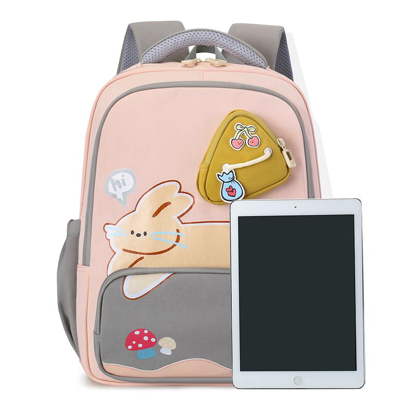 Cartoon Large Capacity Backpack for Students In Grades 3–6