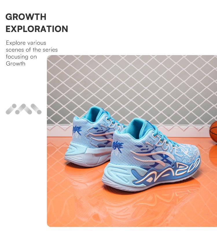 2025 Men's High-Top Waterproof Leather Basketball Shoes - Lightweight, Trendy, Cement Busters for Teens & Boys