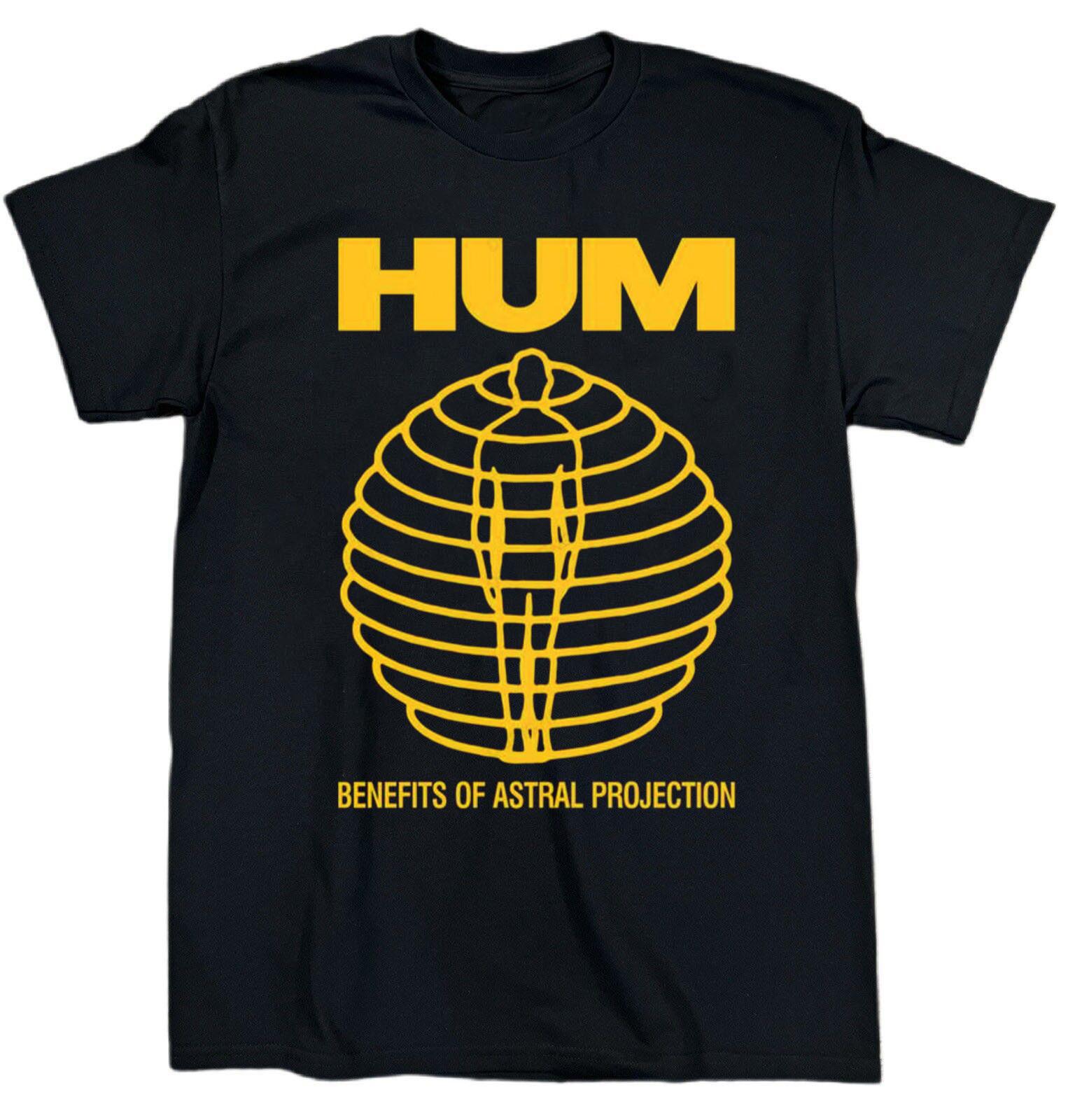 HUM Band Benefits Of Astral Projection Heavy Cotton Black T Shirt Unisex CM429 Unisex T-Shirt XL