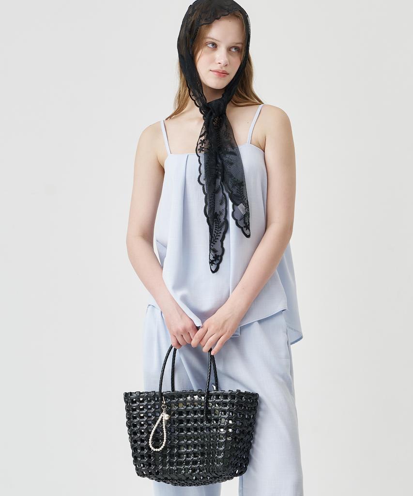 The-Abon Sasha Netz Tote Bag Black
