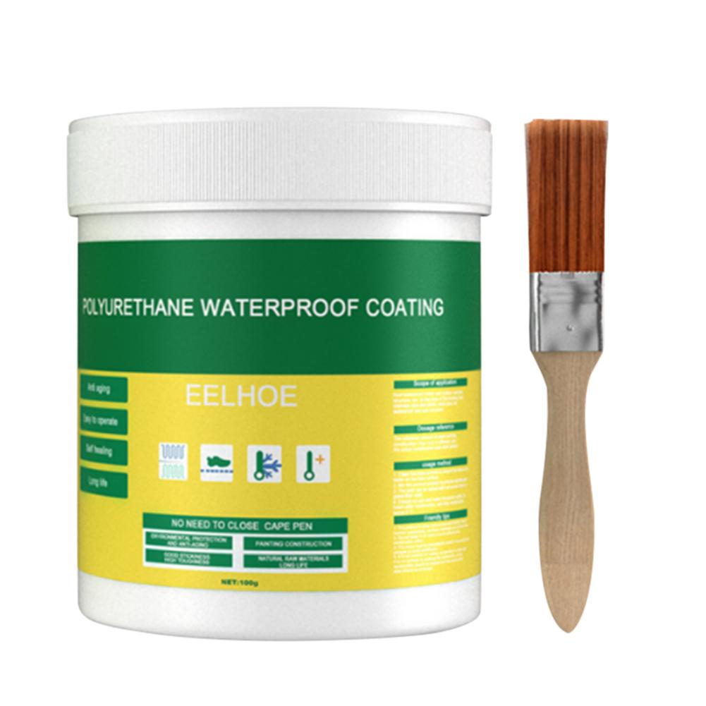 30/100g/300g Waterproof Coating Sealant Agent Transparent Glue With Brush Invisible Anti-Leak Roof Repair Broken Agent Tool