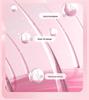 Portable Wireless Straightening Comb with Dual Batteries and Ion Technology - For Hair-Friendly Curling and Frizz Control