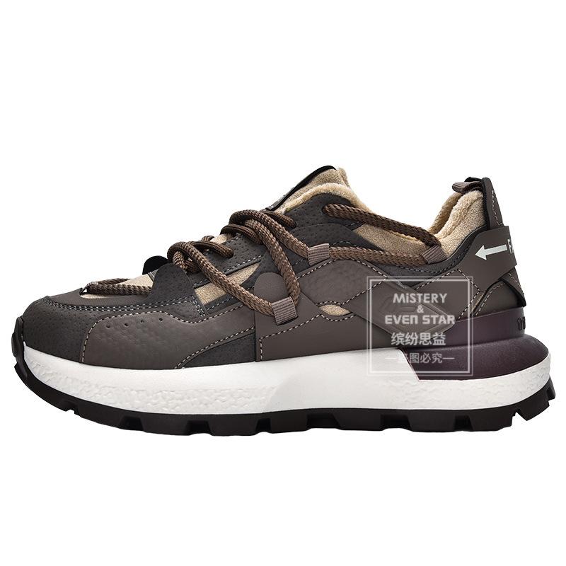 Winter new fried street small velvet dad shoes 1668