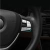 For BMW 1/2/3/4/5/7 series X1 X3 X5 F10 F20 F30 F34 F25 E70 Car Styling Steering Wheel Button Cover Trim Sticker Accessories