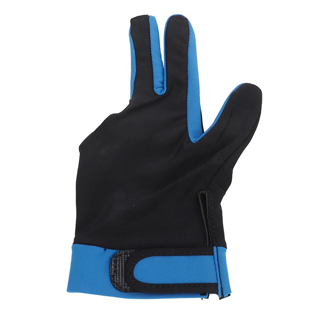 Billiard Pool Gloves 3 Fingers Cue Gloves Shooters Snooker Cue Sport Glove for Left Right Hands M