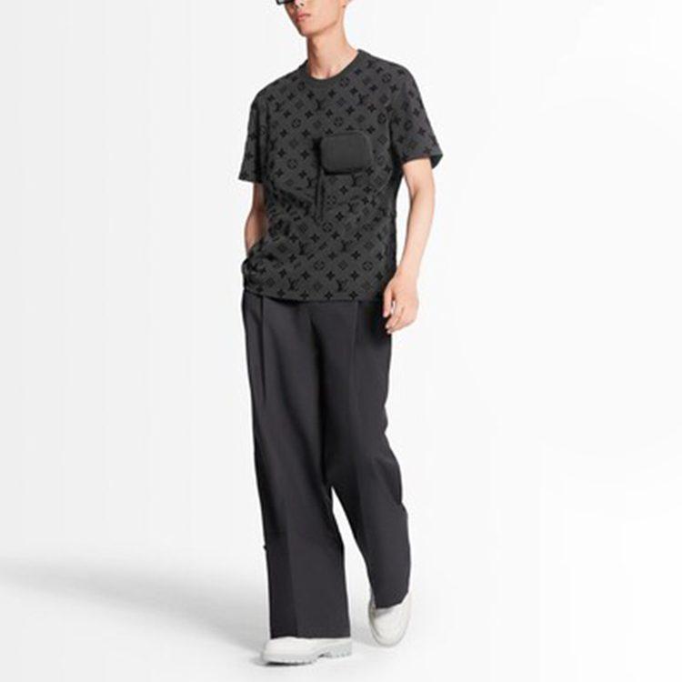 Louis Vuitton T Shirt Men's Light Gray 1A7QDQ