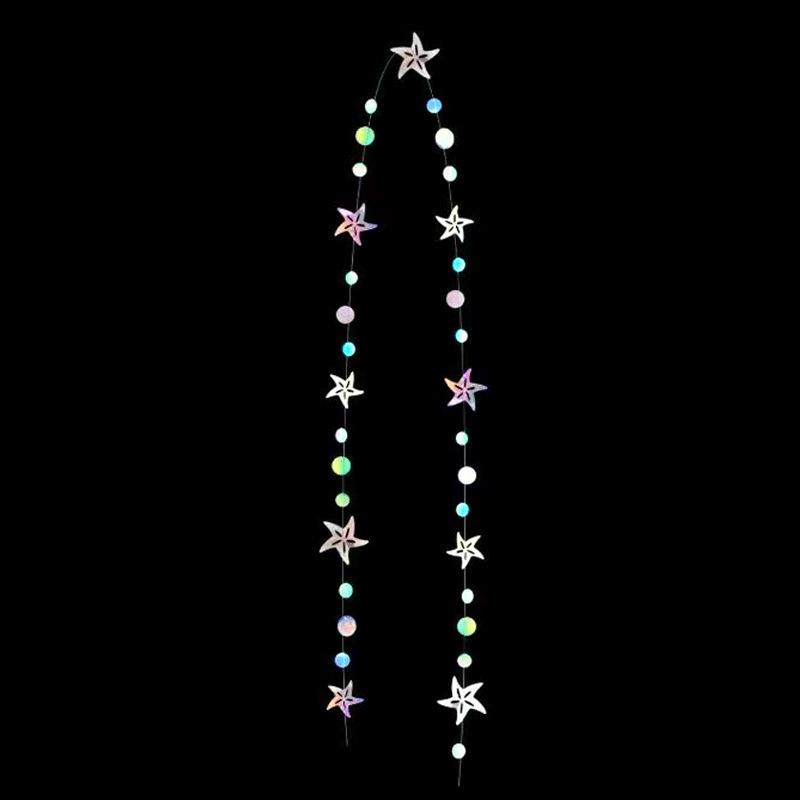 1/4pcs Ocean Series Mermaid Shell Latte Art Hanging Ornament Birthday Party Packaging Hanging Ornament