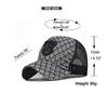 R Embroidery Baseball Casquatte Caps Hip Hop Bone Men Breathable Mesh Visor Hats Women Street Wear Trucker Cap Wholesale