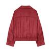 European and American style, new women's clothing, suede leather strap jacket 4341/783