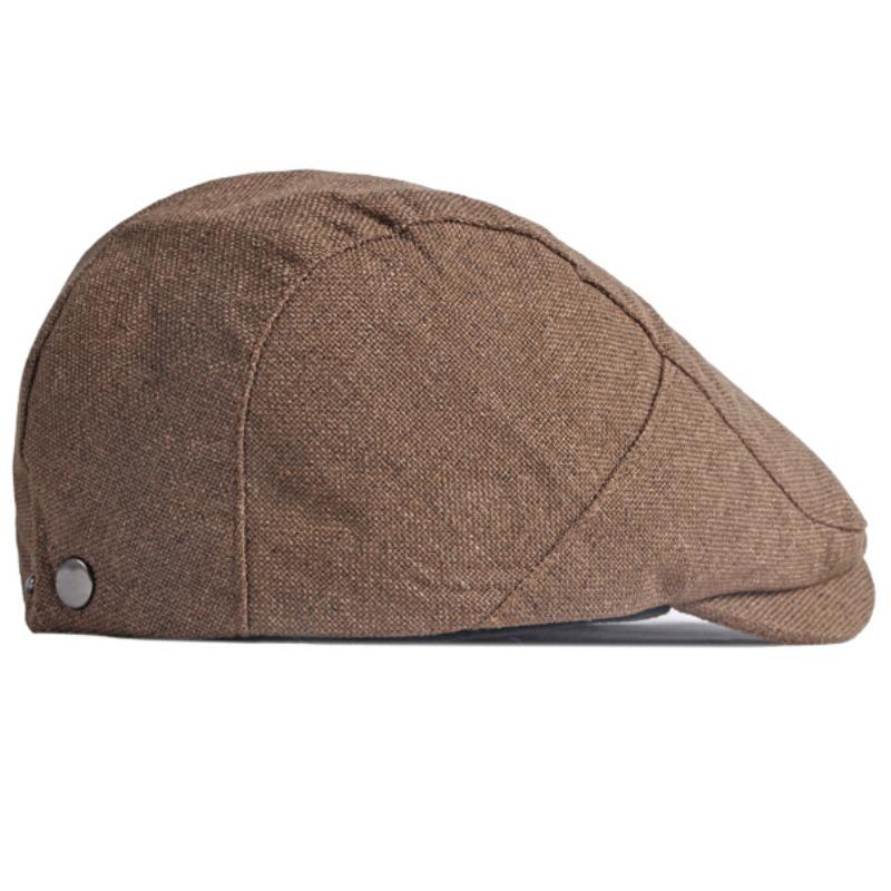 Ht3668 Berets New Spring Summer Hat Caps For Men Women Cotton Linen Flat Cap Artist Painter Beret Hat Male Female Beret Cap