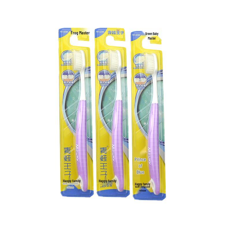 

Frog Prince Dazzling Soft Bristle Toothbrush 3-Pack