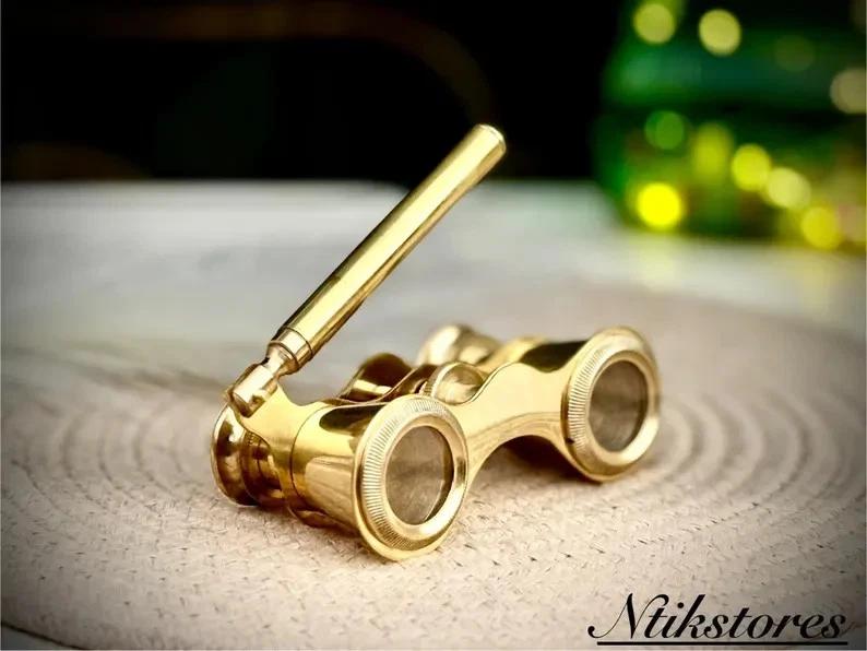 

Brass Nautical Opera Glasses: Antique Style Spyglass with Handle S аэро