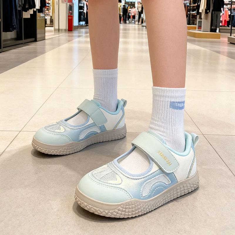 Pink hollow board shoes female ugly cute spring and autumn new chic niche Velcro versatile breathable