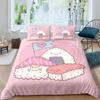 Japanese Sushi Duvet Cover King Size Microfiber Cute Cartoon Food Theme Bedding Set Quilt Cover