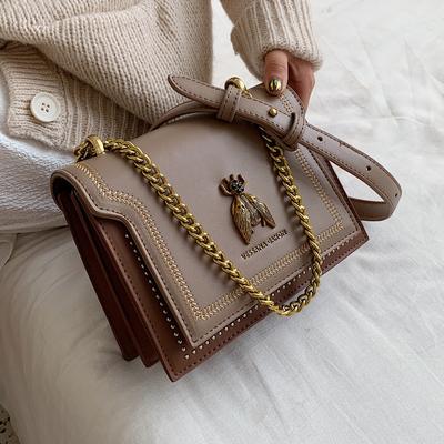 Luxury Brand Women Handbag Retro Bee Female Shoulder Bag Simple High Quality Leather Designer Crossbody Bags