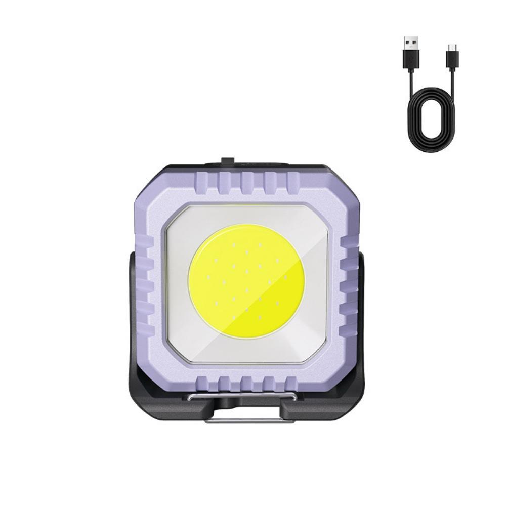 Adjustable Bracket Camping Lamp Strong Magnetic Adsorption Floodlight  Nighttime Lighting