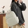 Kompakter Rucksack mit Reißverschluss-Vordertasche Rucksack Damen Reise Leichter Nylon Hochwertige Umhängetasche