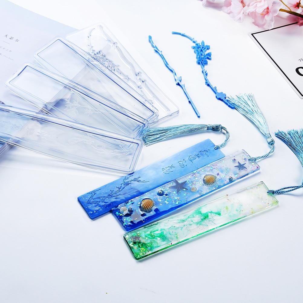 Silikon Kristall Epoxidform Lesezeichen DIY Schmuckherstellungswerkzeug Handwerksform