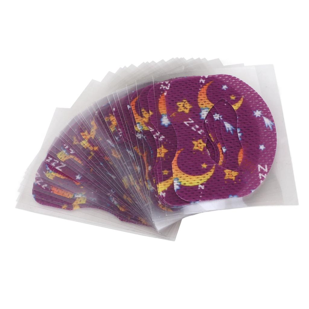 30pcs Sleep Mouth Strip Lip Shaped Improve Nose Breathing Painless Removal Self Adhesive Mouth Tape