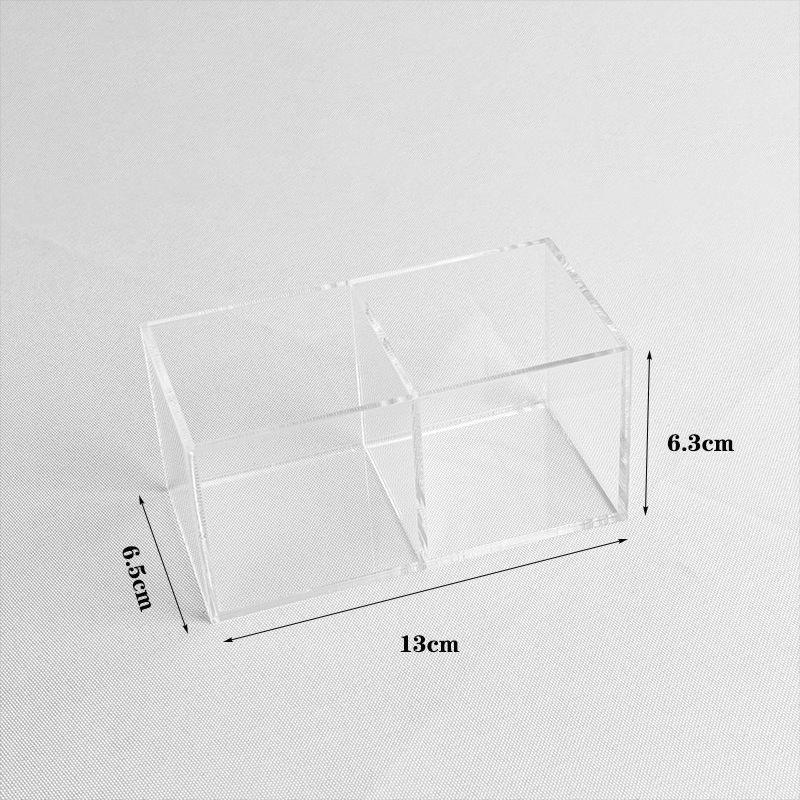 

Прозрачный акриловый девятисекционный многофункциональный органайзер для украшений, губной помады и фигурок