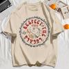 Respect The Locals Surf for Life Print Basics T Shirt Women Hip Hop Tee Shirts ONeck Casual Short Sleeve Loose Soft Top Y2K Top
