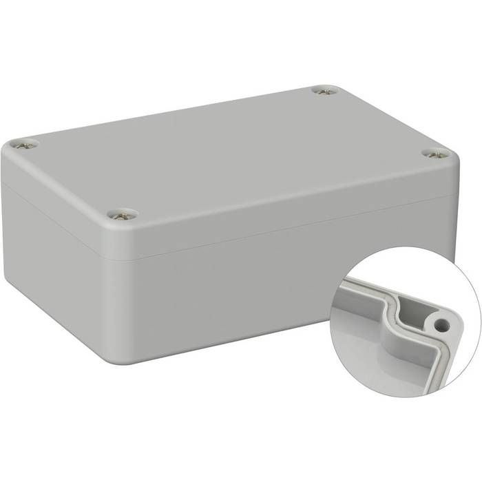 TRU COMPONENTS TC-9065440 Boîtier d'extérieur 98 x 64 x 36.4 Polycarbonate gris clair (RAL 7035) 1 pc(s)