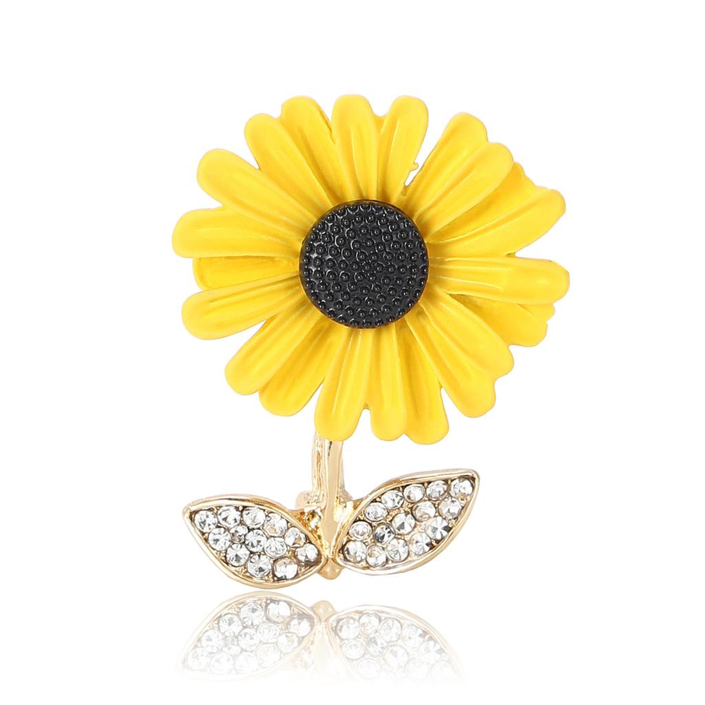 Moda din aliaj email broșă mică cu margarete temperament versatil costum femei cardigan corsaj bijuterii pin