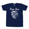 Hot Sale Papa Bear Graphic Print T-shirt Men Women Summer New Tee Streetwear Hip Hop Harajuku Y2K Fashion Loose Casual Cotton Oversized Top