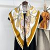 Silk Satin Square Scarf Women'S 90Cm Mulberry Silk Silk Scarf Style Spring Versatile