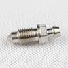 Universal CNC M10x18 Pitch 1.0/1.25mm Motorcycle Brake Calipers Bleed Screw Nipple Oil Hose Oil Drain Nozzle Bolt With Dust Cap