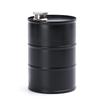 Cylindrical Stainless Steel Hip Flask